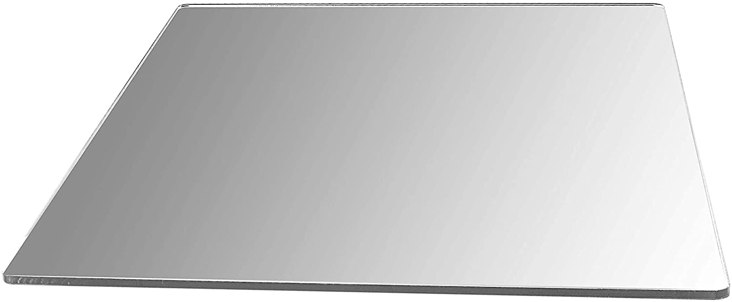 Marketing Holders 7”W Sheet Mirror w/Rounded Corners DIY Wall Decor Vanity Home Architectural Art