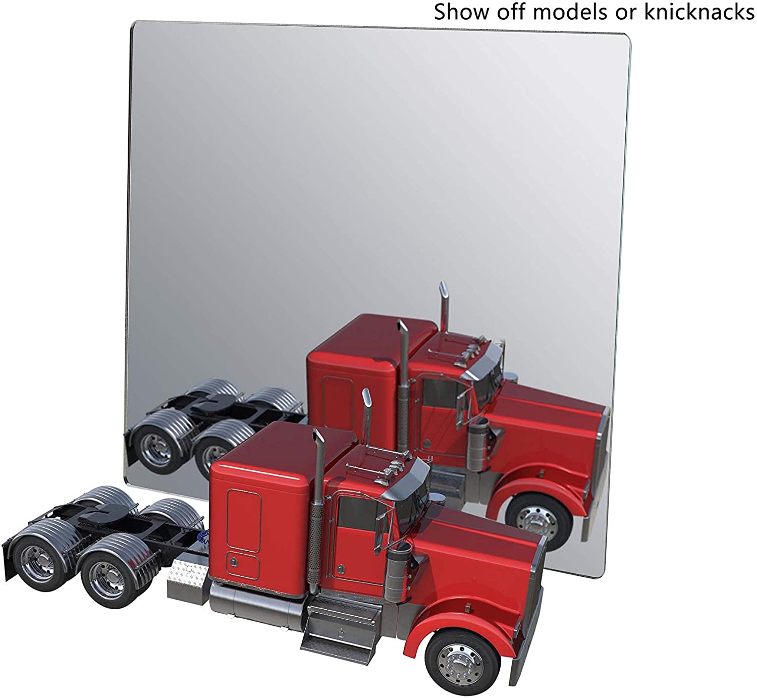 Marketing Holders 7”W Sheet Mirror w/Rounded Corners DIY Wall Decor Vanity Home Architectural Art