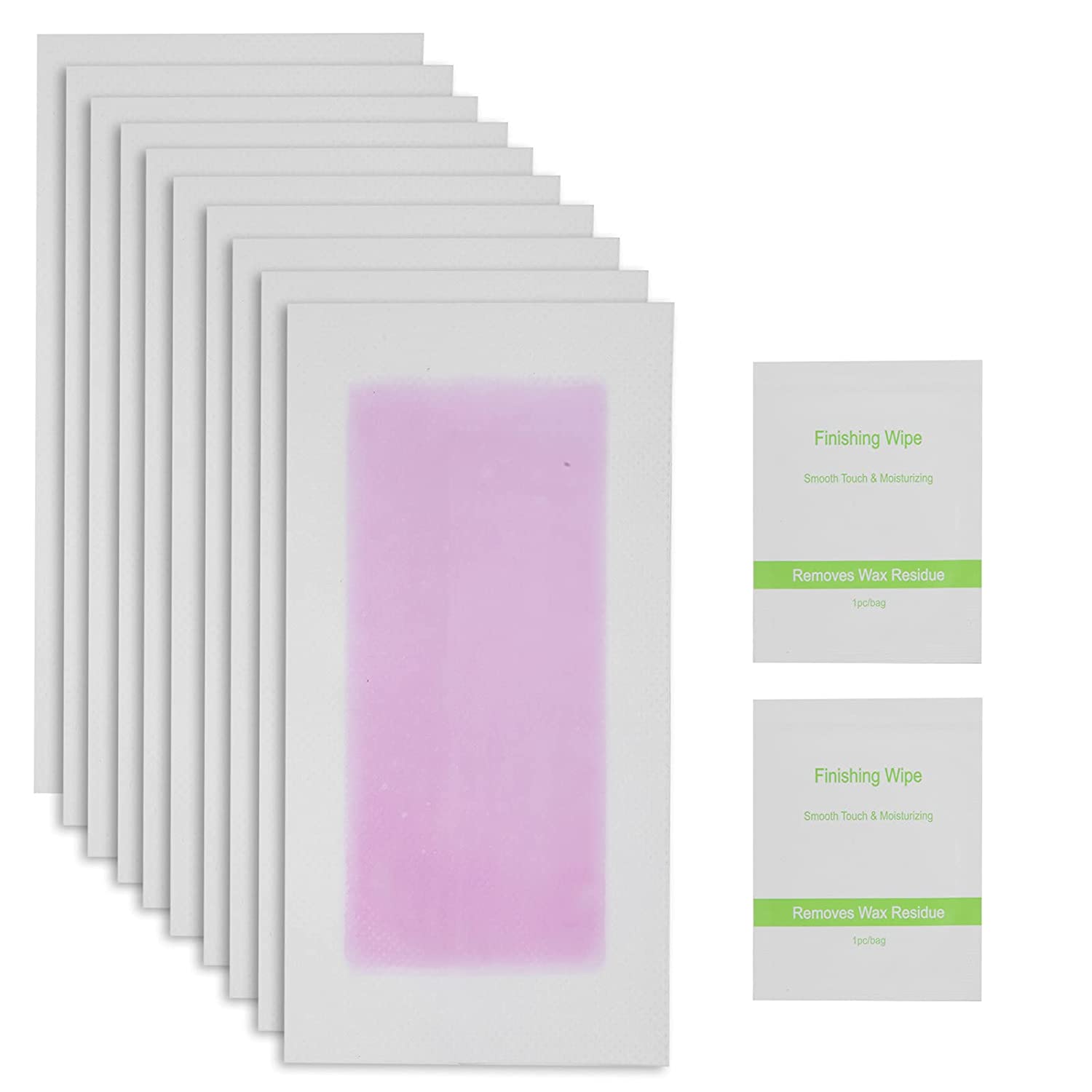Body Wax Strips Kit, Non‑Woven Hair Removal Wax Strips, Disposable Waxing Depilatory Paper, Fast C