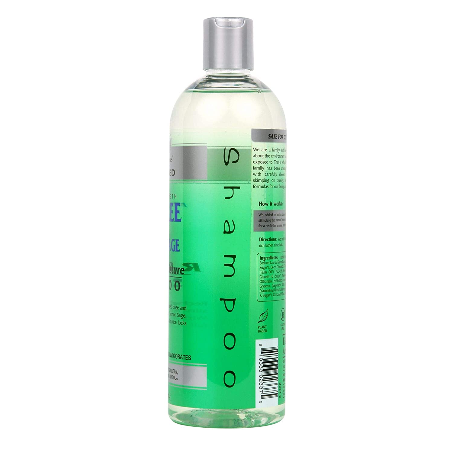 Renpure Advanced Tea Tree Lemon Sage Shampoo – Hydrating Coconut Oil, Lemon Sage, Tea Tree Oil for