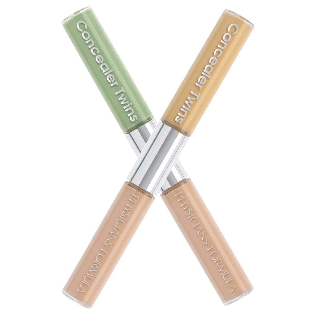 Physicians Formula Concealer Twins Cream Concealers, Yellow/Light, 0.24