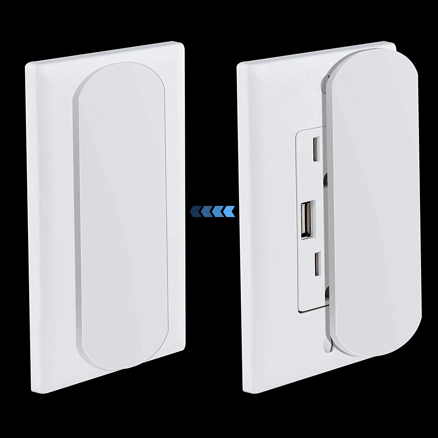 Yeebeny Magnetic Switch and Outlet Cover Light Switch Guards for Flat Modern Switches Toggle Switche