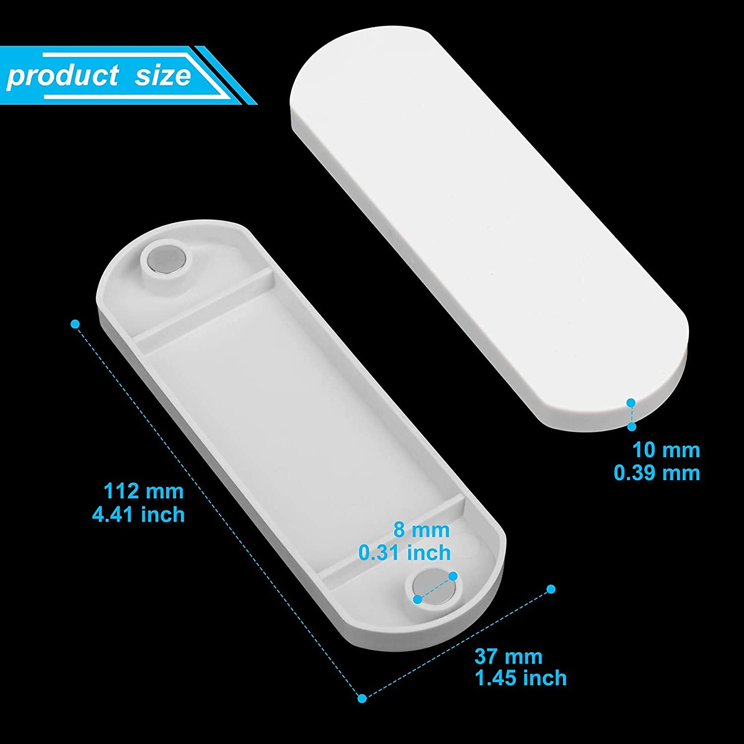 Yeebeny Magnetic Switch and Outlet Cover Light Switch Guards for Flat Modern Switches Toggle Switche