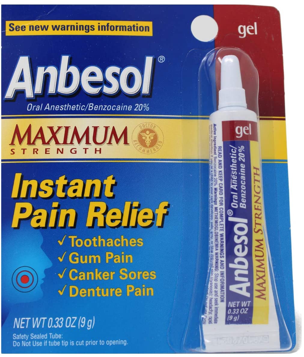 Anbesol Gel Maximum Strength 0.33 oz