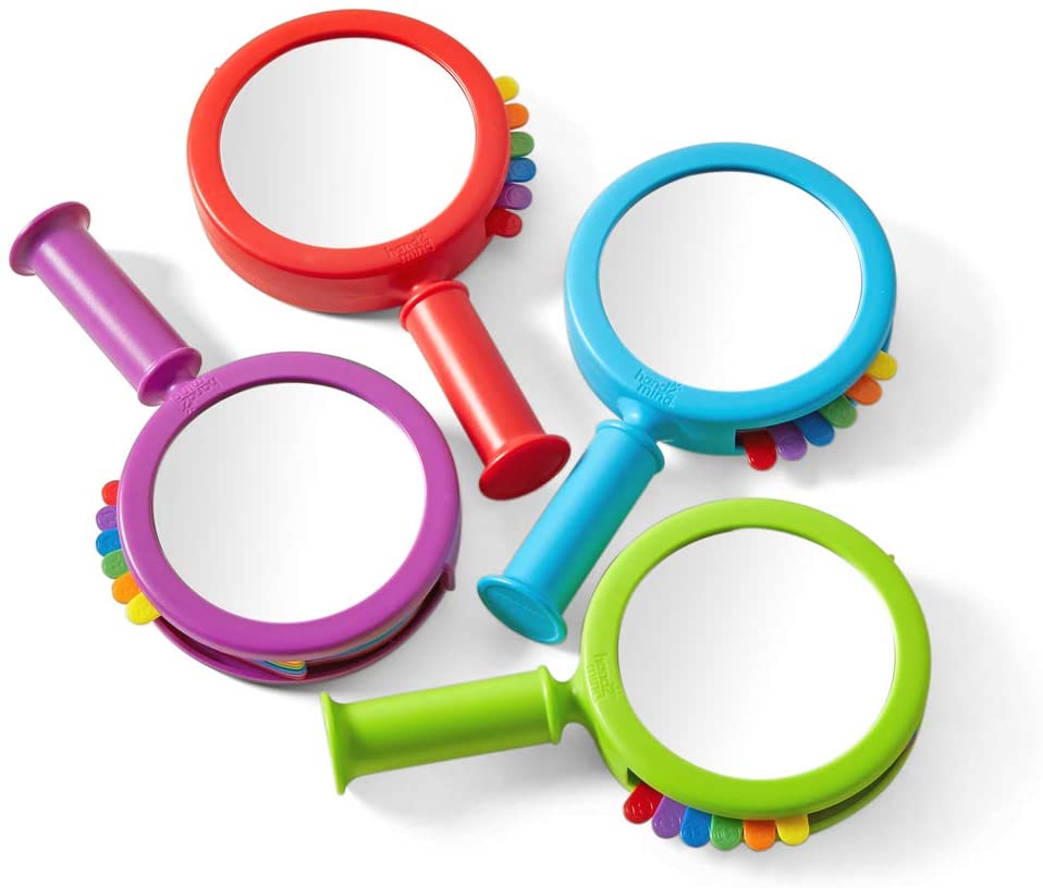 hand2mind See My Feelings Mirror, Social Emotional Learning Shatterproof Mirror for Kids, Anger Mana