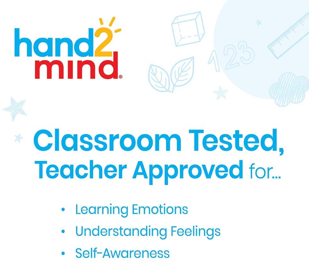 hand2mind See My Feelings Mirror, Social Emotional Learning Shatterproof Mirror for Kids, Anger Mana