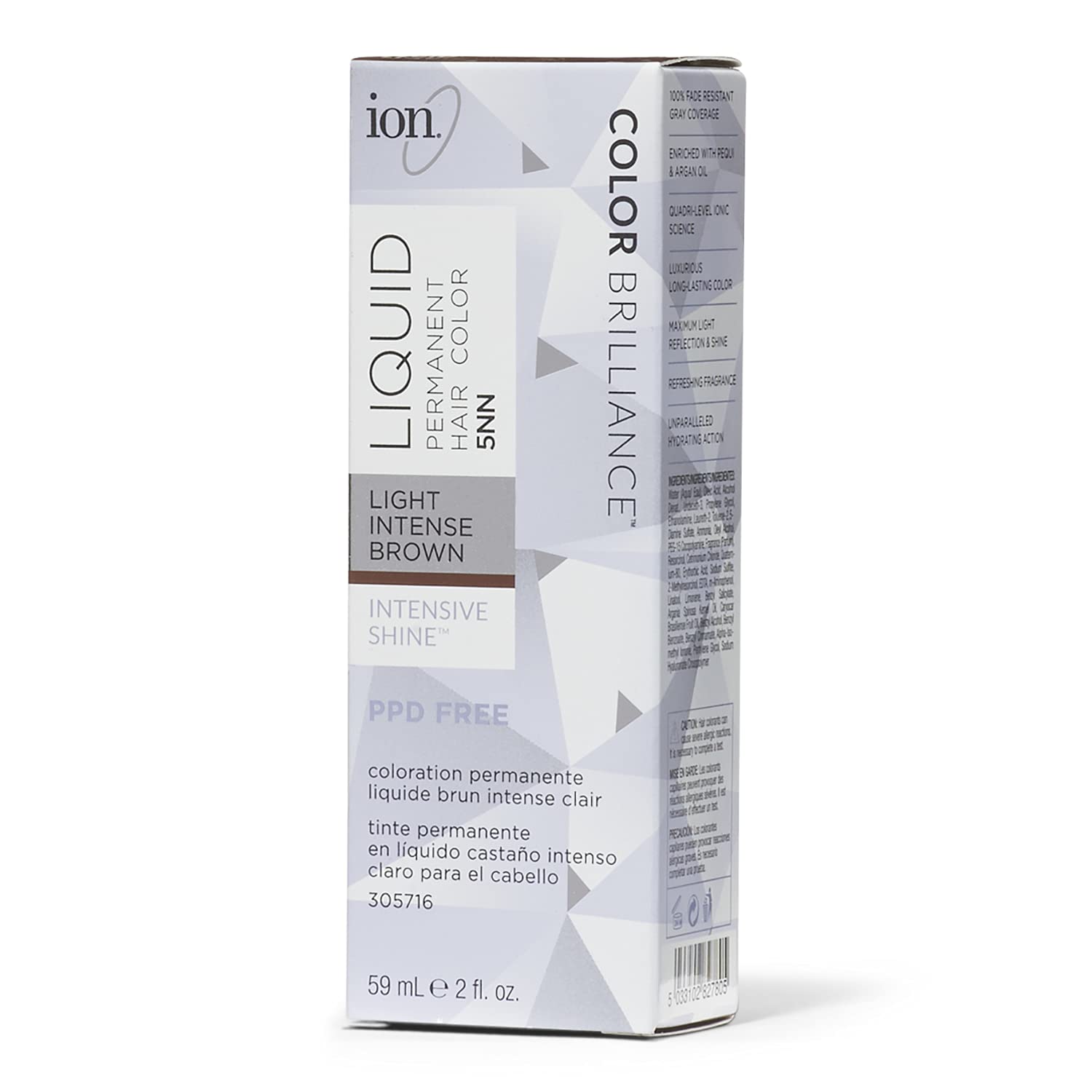 5NN Light Intense Brown Permanent Liquid Hair Color