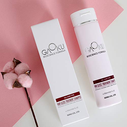 Gaoku Bioscience Formula Hair Gloss Treatment Shampoo ALL HAIR TYPE intensive system hair care progr