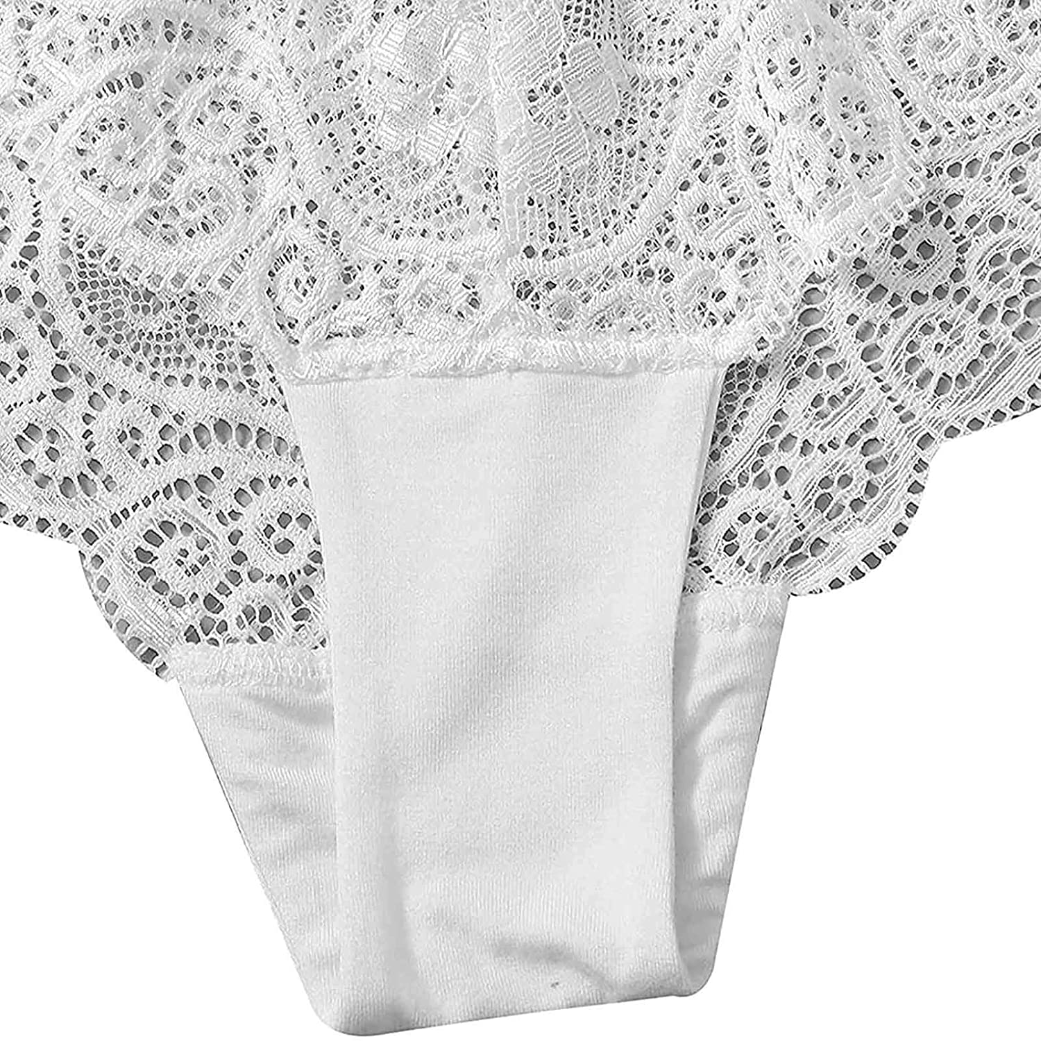 Dosoop Women Pajamas Sets, 4pcs Sexy Garter Lingerie Floral Lace Trim Satin Cami with Robe Underwear