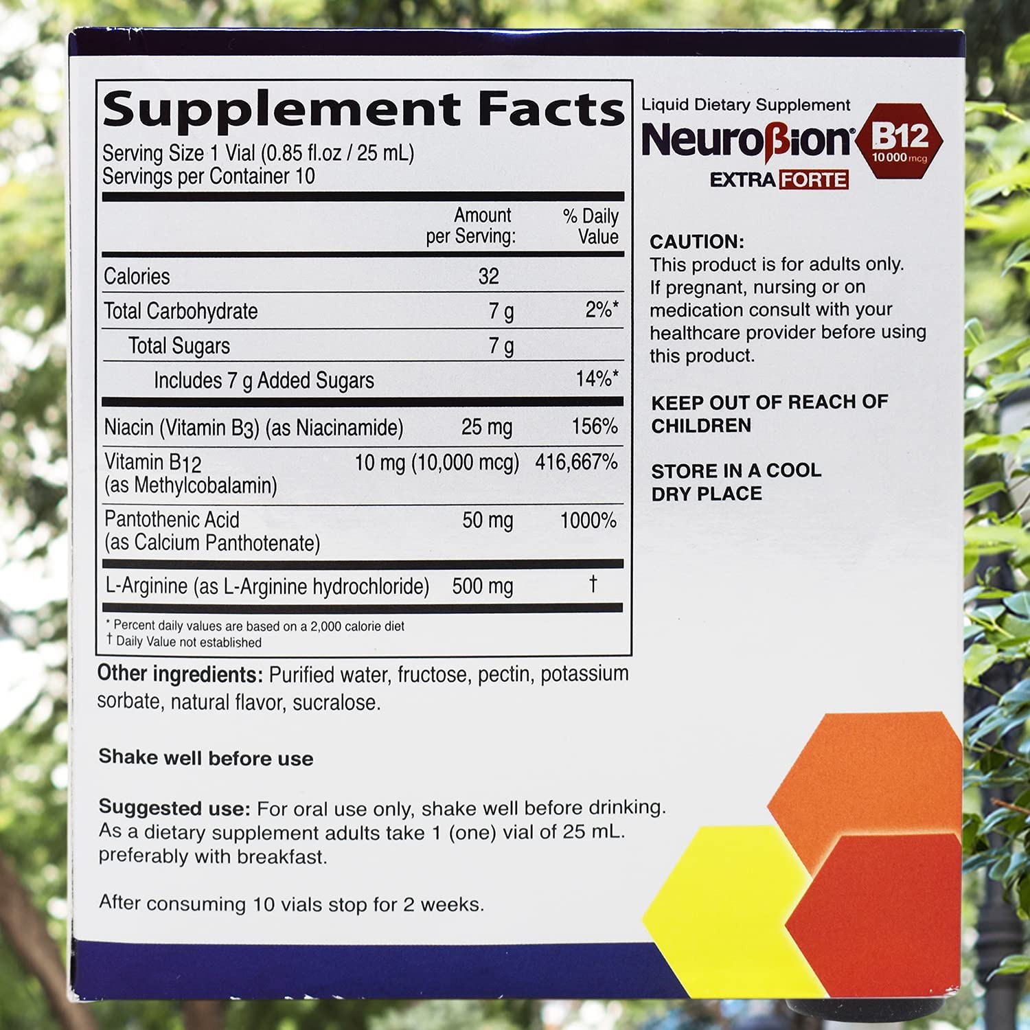 Neurobion Extra Forte B12 10,000 mcg Vials - Extreme Powerful B12 - 10 Vials per Box