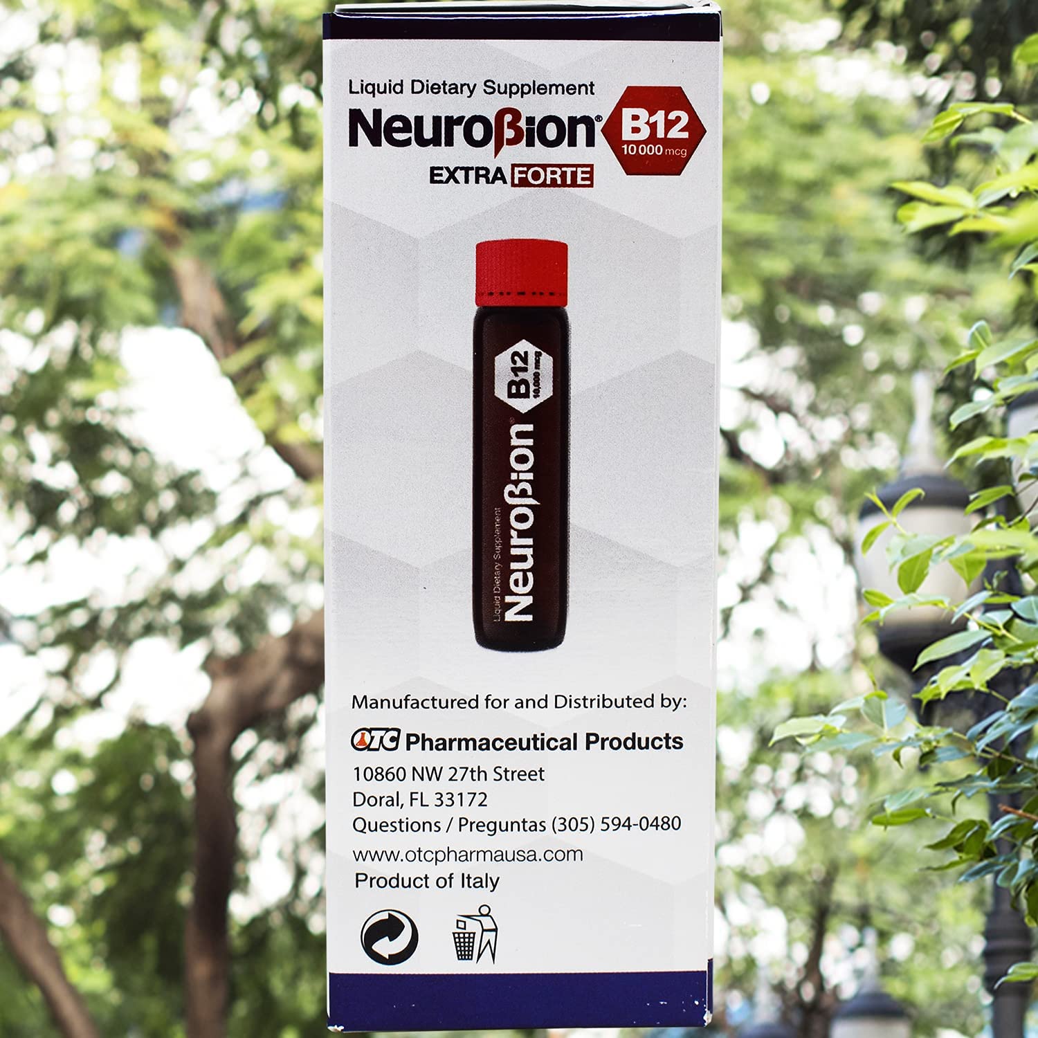 Neurobion Extra Forte B12 10,000 mcg Vials - Extreme Powerful B12 - 10 Vials per Box