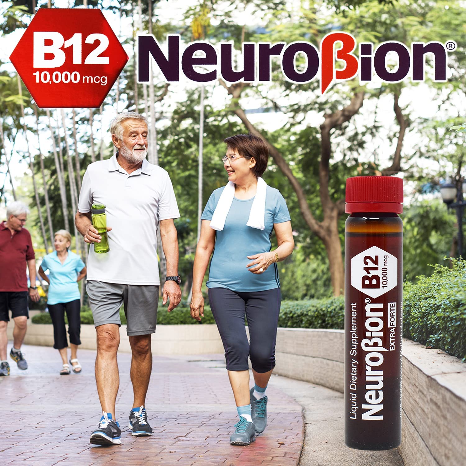 Neurobion Extra Forte B12 10,000 mcg Vials - Extreme Powerful B12 - 10 Vials per Box