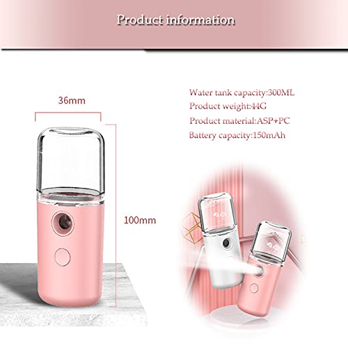 Nano facial hydrating spray, face steaming spray, home charging