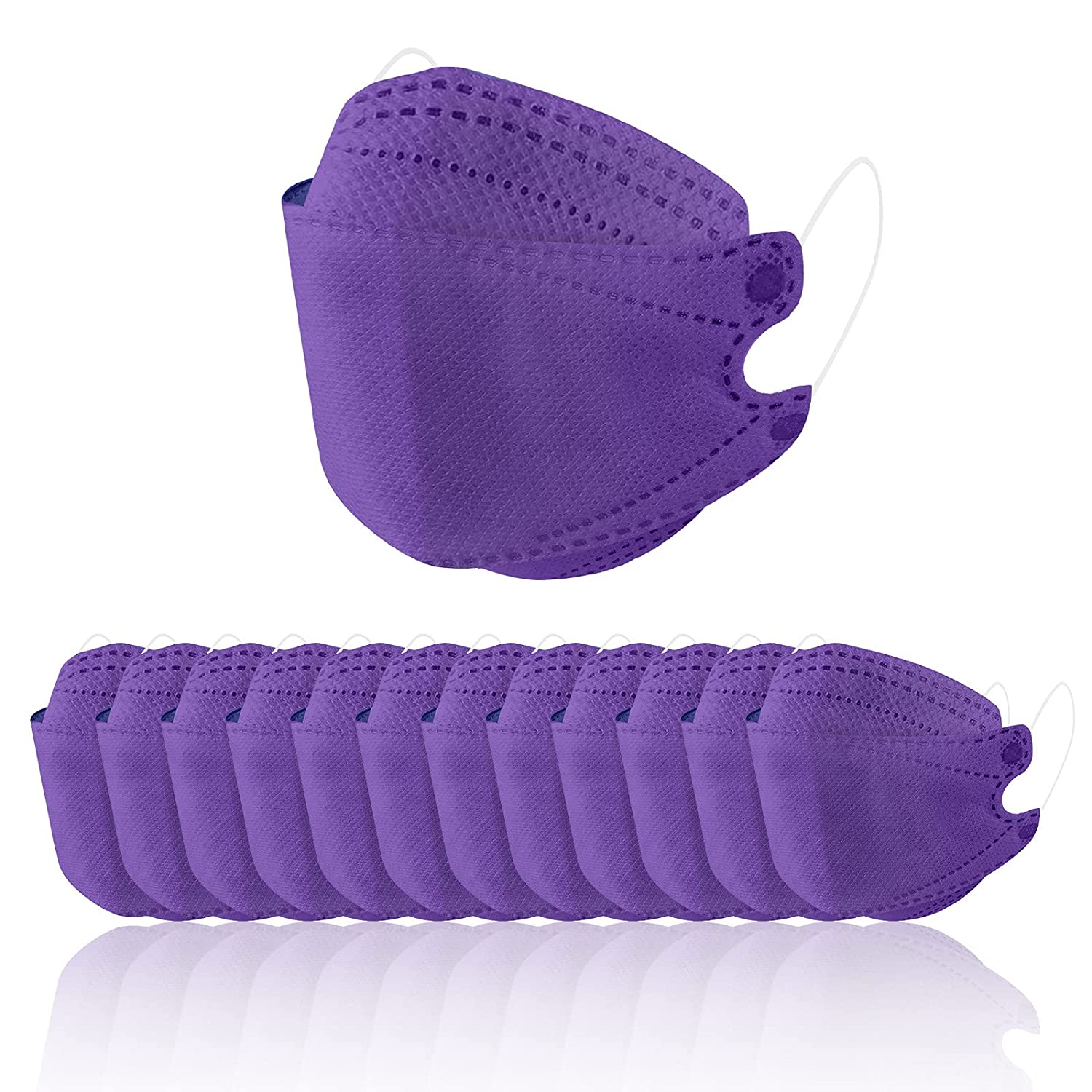 100Pcs Kids KF94 Face_Masks 4-Ply Filtеr Face Protection 3D Face Covering with Designs High Filtrat
