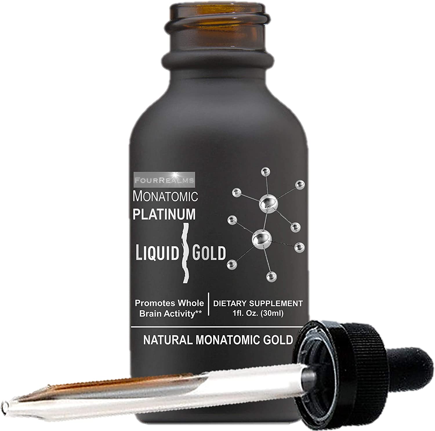 Mono Atomic ORMUS Gold - Monoatomic Platinum Gold, Monatomic Gold, Orme 1oz - Memory AID, Heal DNA, 