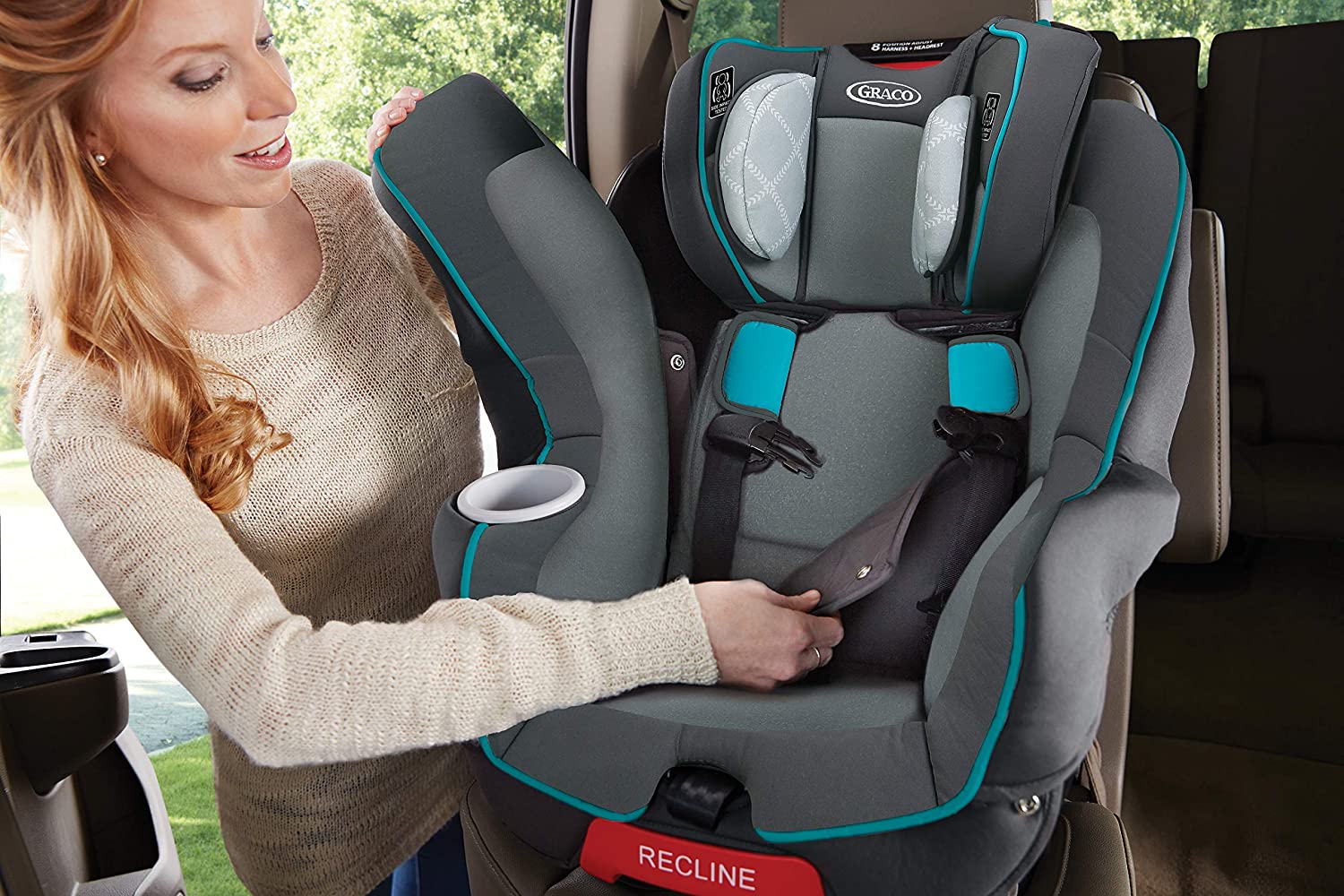 Graco Size4Me 65 Convertible Car Seat, Finch