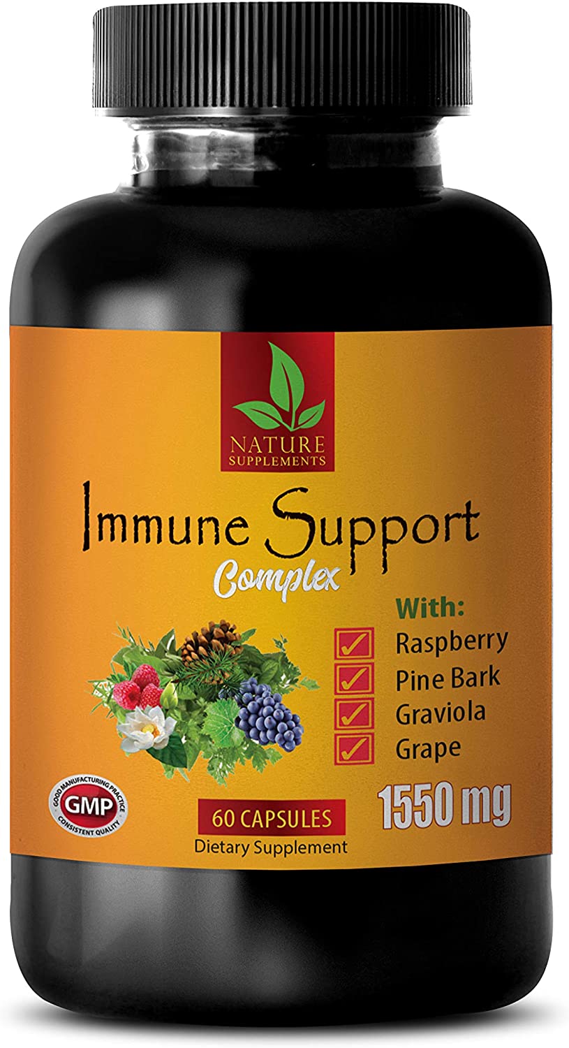 antioxidant Blend Supplement - Immune Support Complex 1550 MG - Green Tea Extract Alcohol Free - 1 B