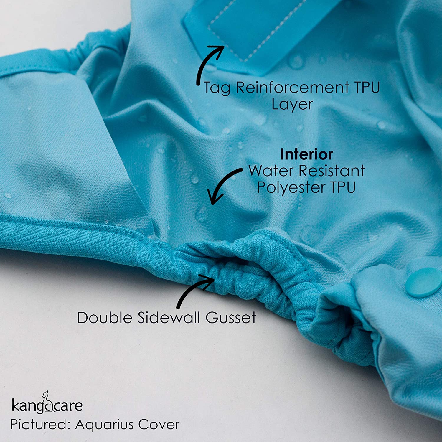 Kanga Care Rumparooz Newborn Reusable Cloth Diaper Cover Aplix Nautical 4-15lbs