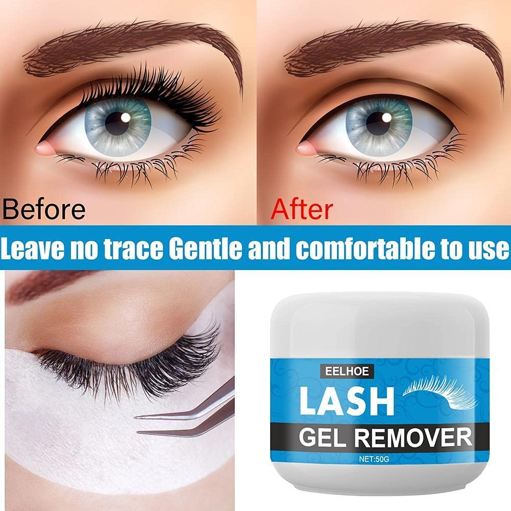 YoJiSa Professional Natural Eyelash Glue Remover False Eyelash Extensions Adhesive Glue Remover Crea