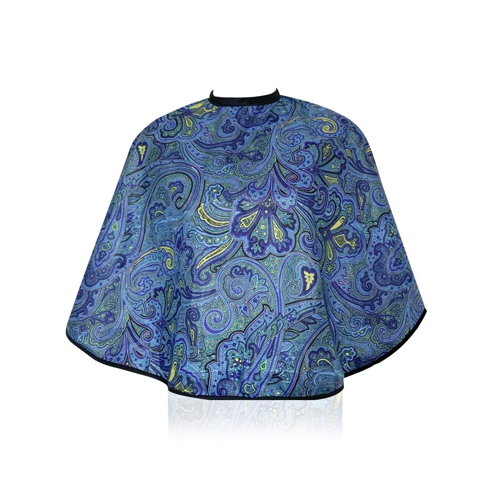 Noverlife Bohemian Makeup Cape, Shortie Makeover Comb-Out Cape, Beauty Salon Smock for Clients, Ligh