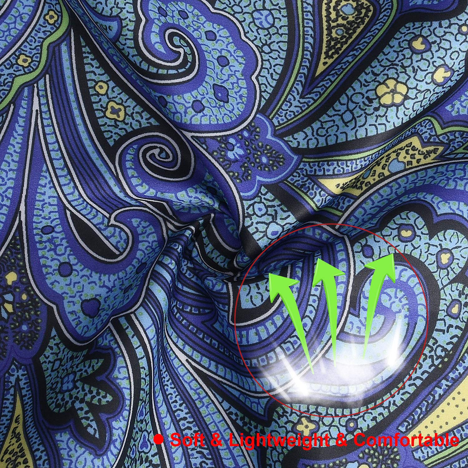 Noverlife Bohemian Makeup Cape, Shortie Makeover Comb-Out Cape, Beauty Salon Smock for Clients, Ligh