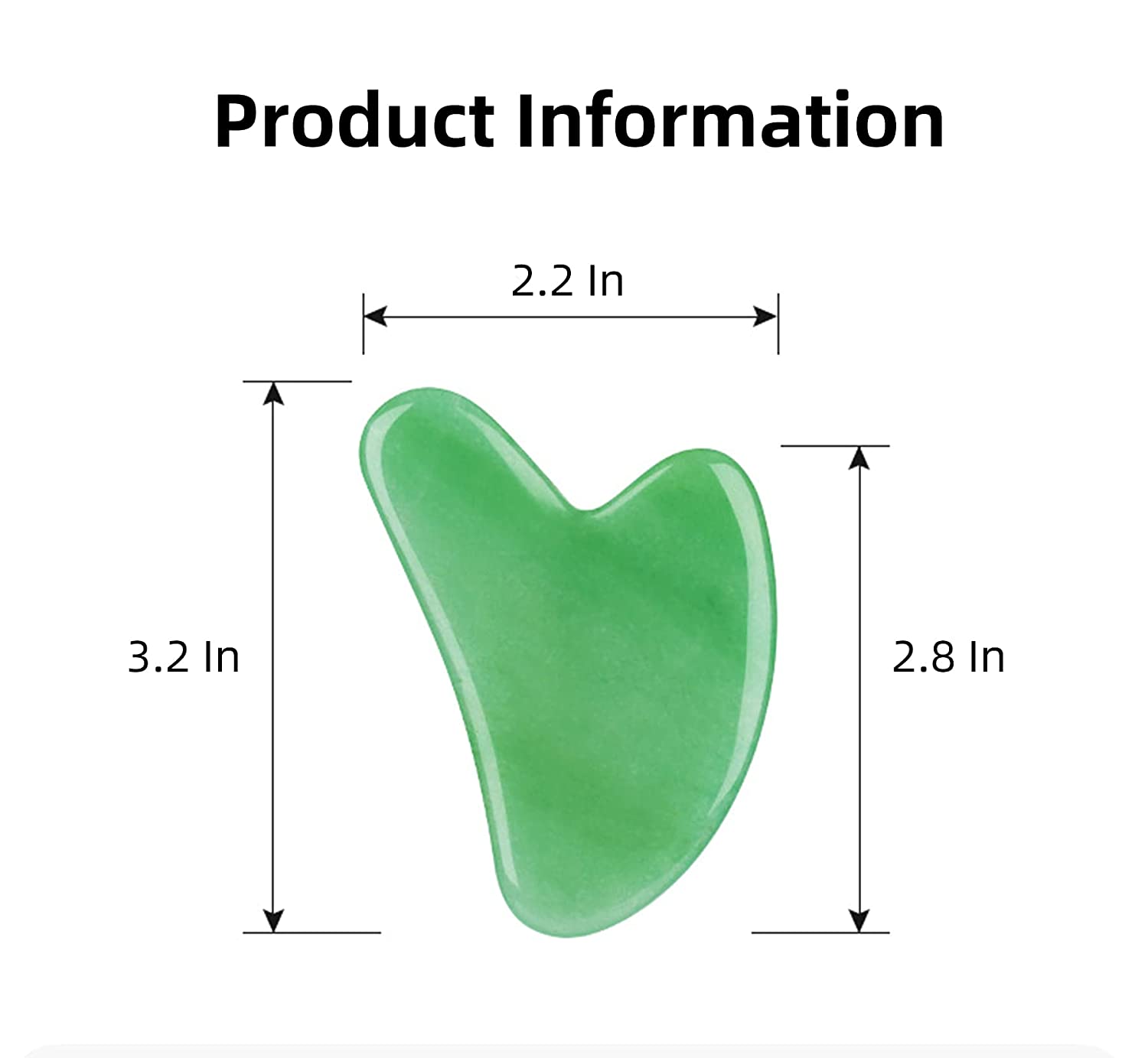 Fliurich Gua Sha Tool & Eye Massage,the ordinary peeling solution Natural Gua Sha Scraping Massage T