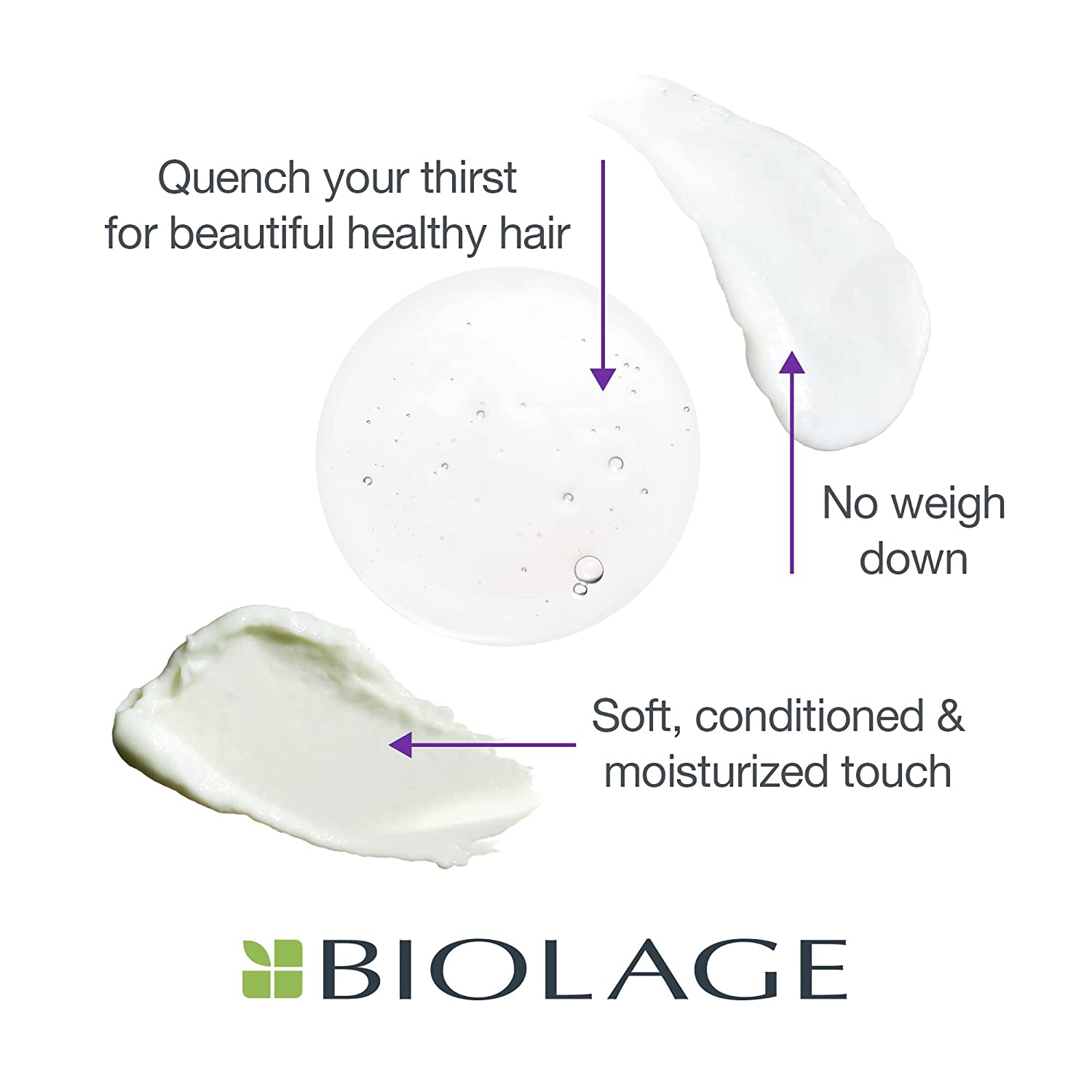 BIOLAGE Hydrasource Shampoo & Conditioning Balm Bundle| Hydrates & Moisturizes Dry Hair | Paraben-Fr