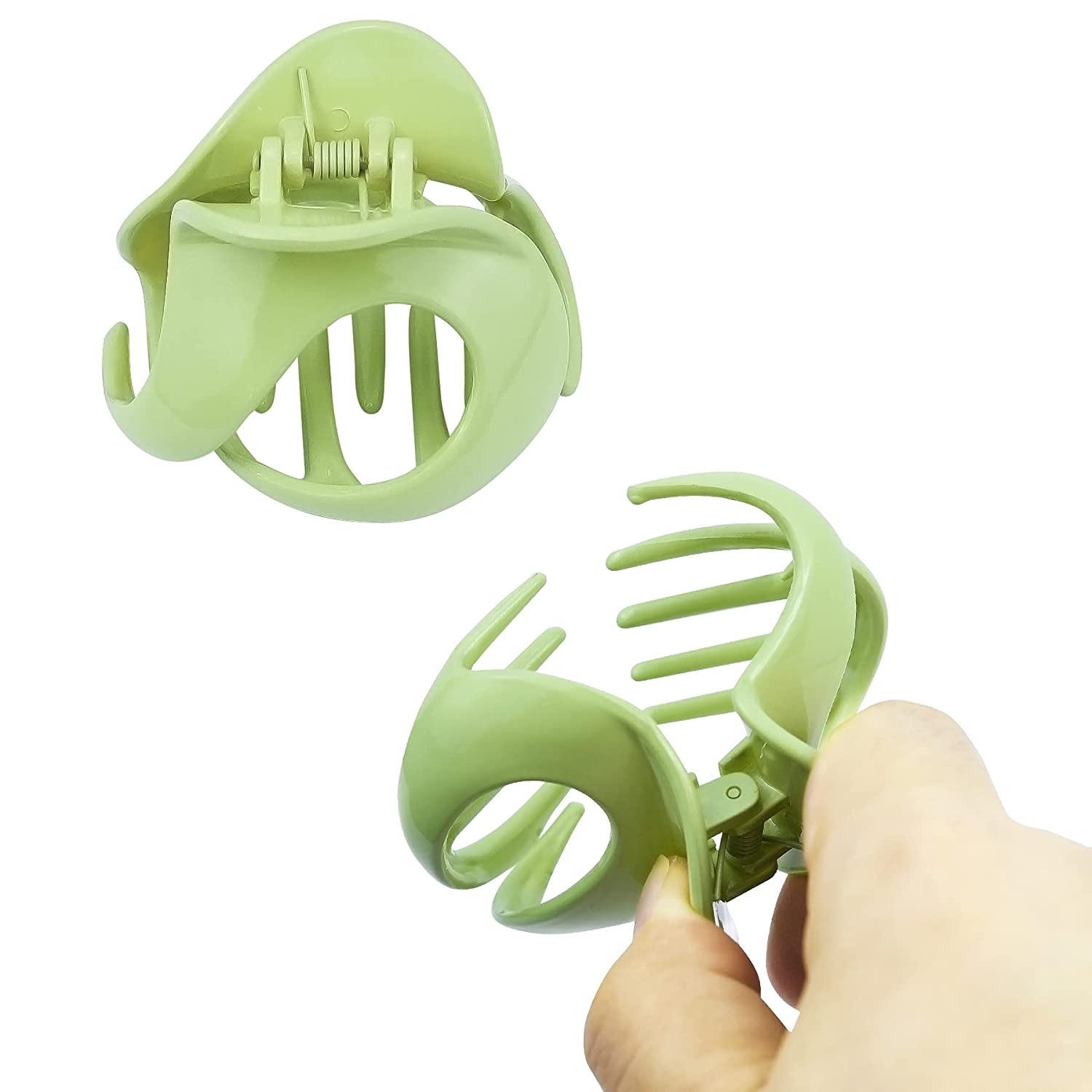 EAONE 8 Color Hair Clips Non-slip Hair Claw Clips Stylish Hair Clamps Hair Clip for Thick/Thin Hair