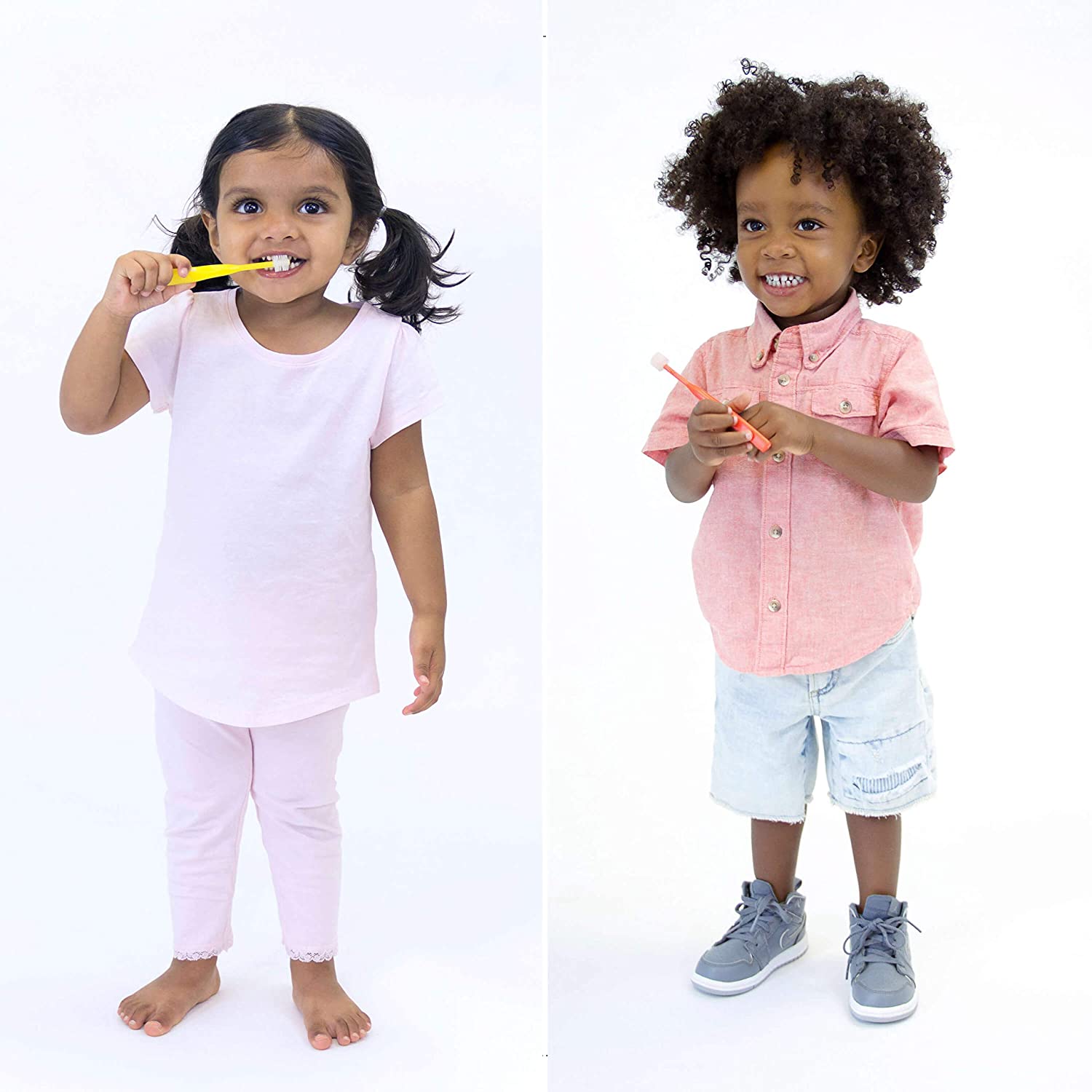 Brilliant Child Toothbrush by Baby Buddy - Ages 2-5 Years, When Molars Appear, Micro Bristles Clean