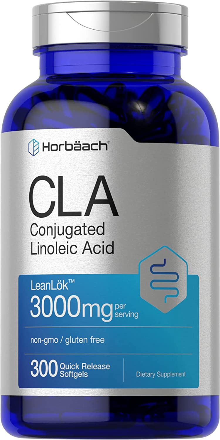 CLA 3000 mg | 300 Softgel Pills | Maximum Potency | Conjugated Lineolic Acid from Safflower Oil | No