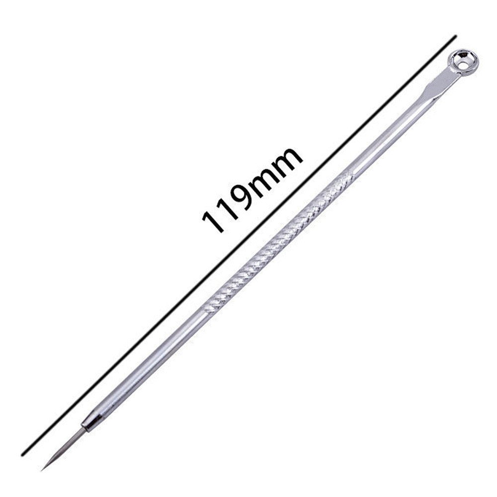 Stainless Facial Acne Spot Pimple Remover Extractor Tool Comedone,Pimple Blemish Comedone Acne Extra