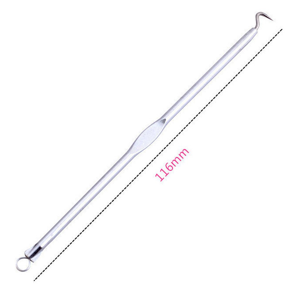 Stainless Facial Acne Spot Pimple Remover Extractor Tool Comedone,Pimple Blemish Comedone Acne Extra