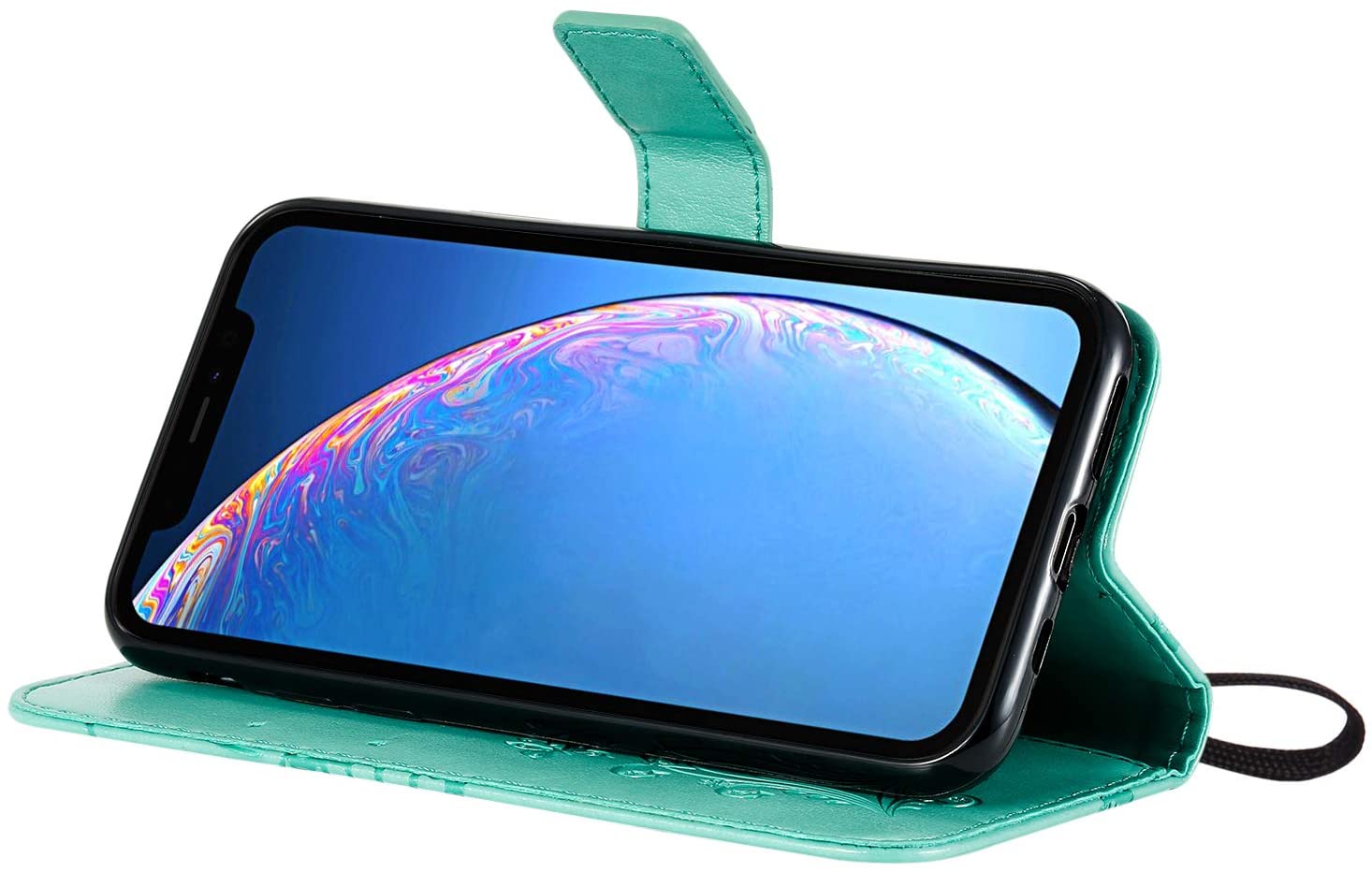 Amocase Wallet Leather Case with 2 in 1 Stylus for iPhone 11 Pro 5.8