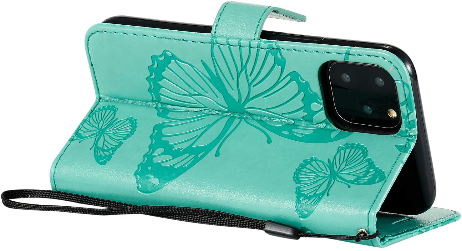 Amocase Wallet Leather Case with 2 in 1 Stylus for iPhone 11 Pro 5.8