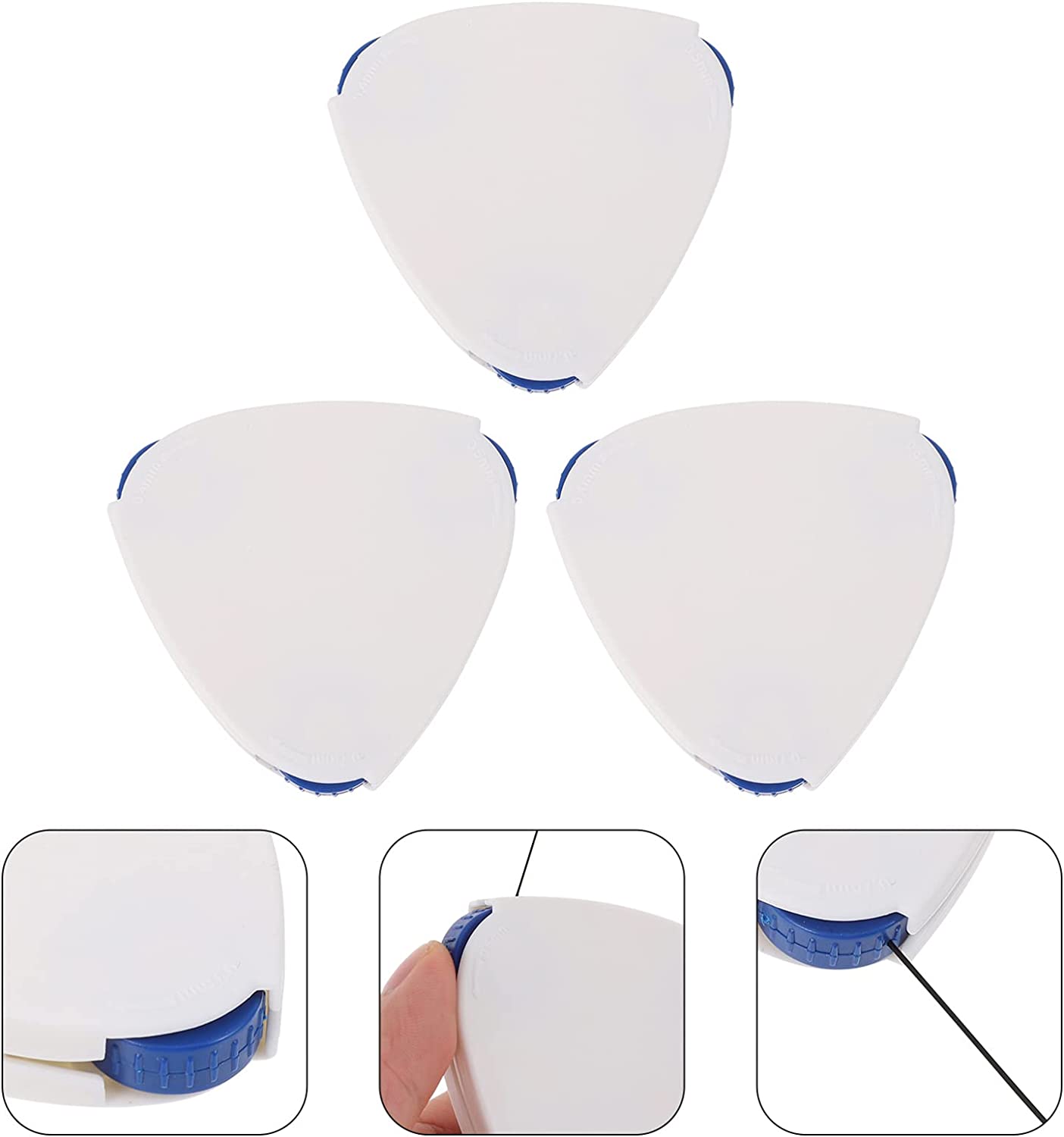 DOITOOL 3Pcs Foot Neuropathy Test Monofilaments Triangle Diabetes Test Monofilaments Diabetes Nerve 