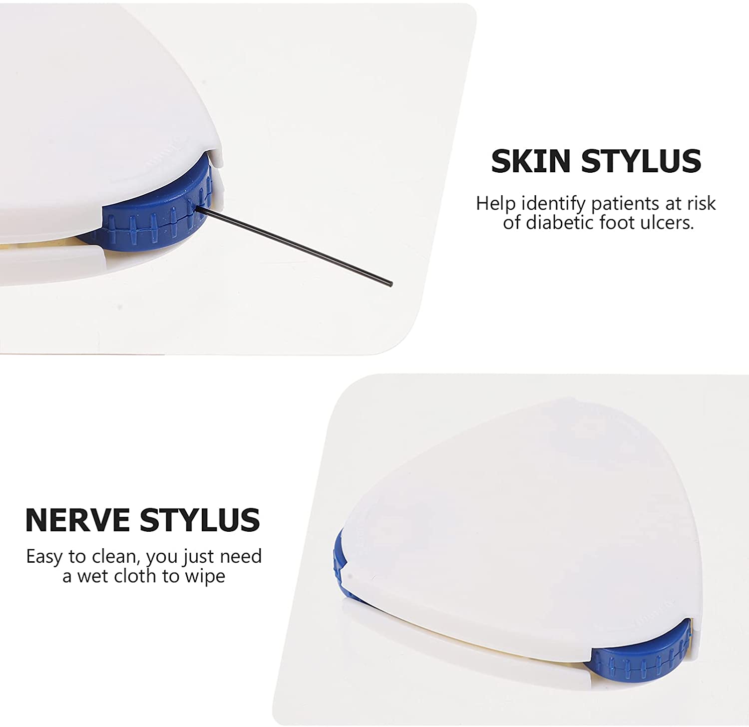 DOITOOL 3Pcs Foot Neuropathy Test Monofilaments Triangle Diabetes Test Monofilaments Diabetes Nerve 