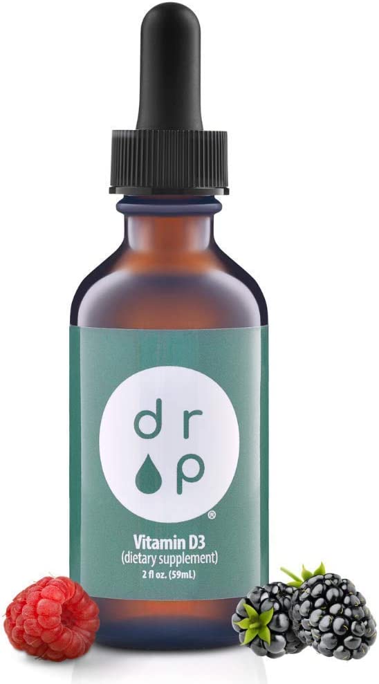 Drop Supplements Organic Trace Minerals Electrolyte Drops and Vitamin D3 Drops Bundle