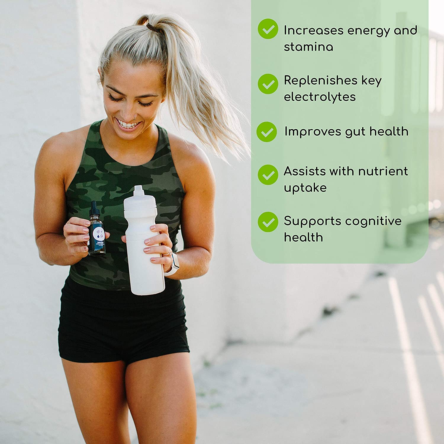 Drop Supplements Organic Trace Minerals Electrolyte Drops and Vitamin D3 Drops Bundle