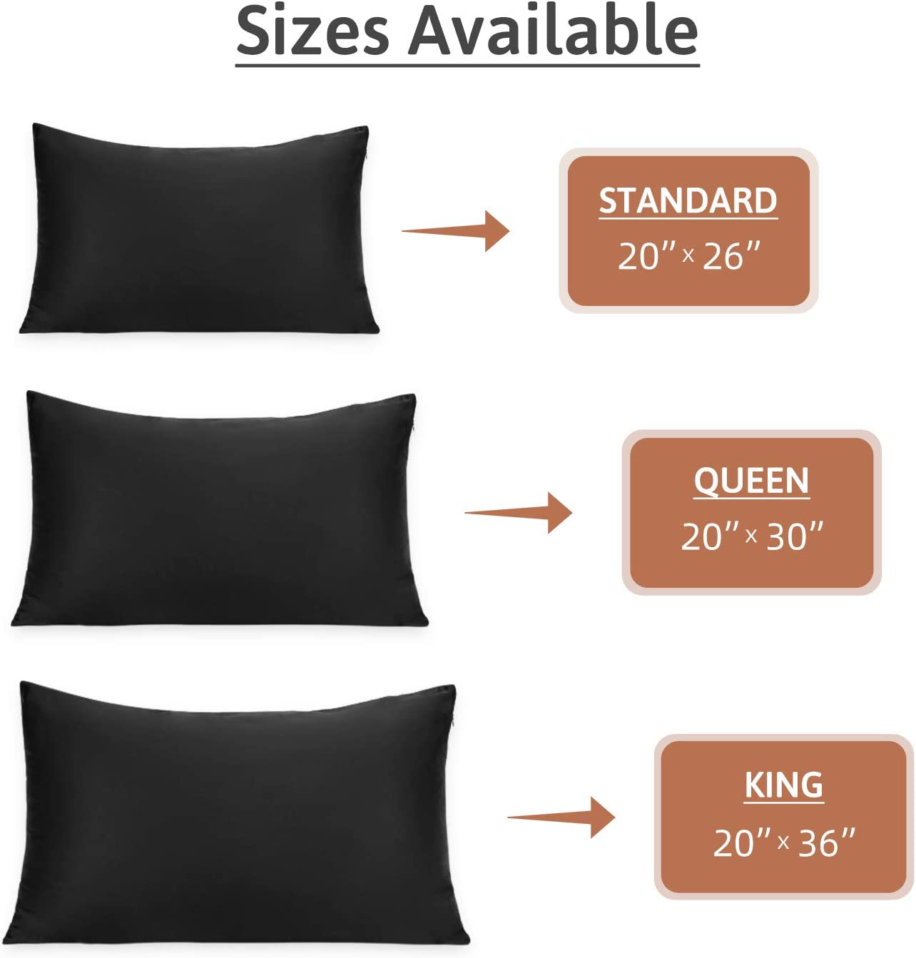 ATreebag 100% Mulberry Silk Pillowcase for Hair and Skin, Double Sided 19 Momme 600 Thread Count Pur