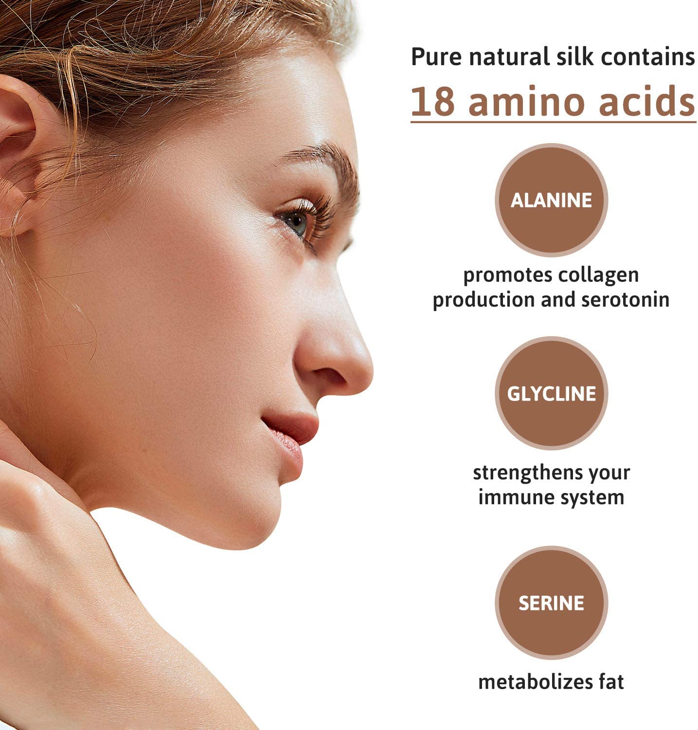 ATreebag 100% Mulberry Silk Pillowcase for Hair and Skin, Double Sided 19 Momme 600 Thread Count Pur