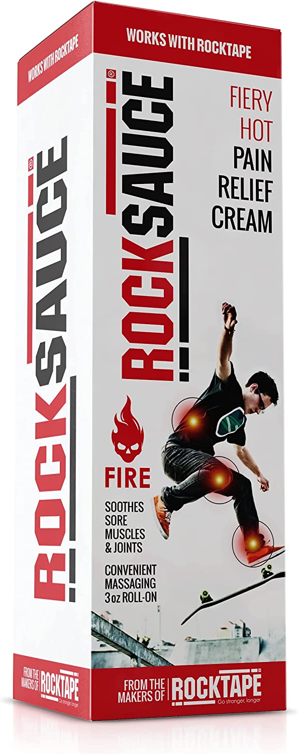 Rock Sauce Fiery Hot Pain Relief Red 3 Oz ( Packaging May Vary)