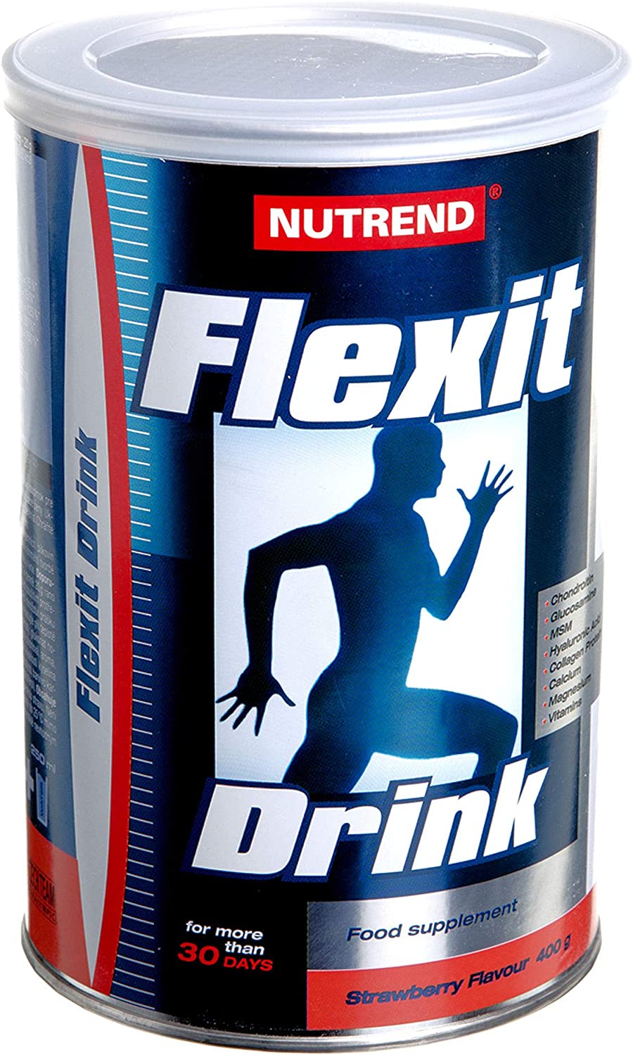 FLEXIT Drink 400g - Glucosamine, Chondroitin & MSM for Joints Recovery Regeneration Support (Strawbe