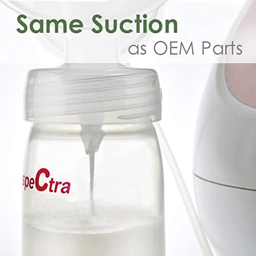 Maymom Pump Parts 1x Flange (19mm) 1 Valve 1 Tubing 1 Backflow Protector Compatible w Spectra S2 Spe