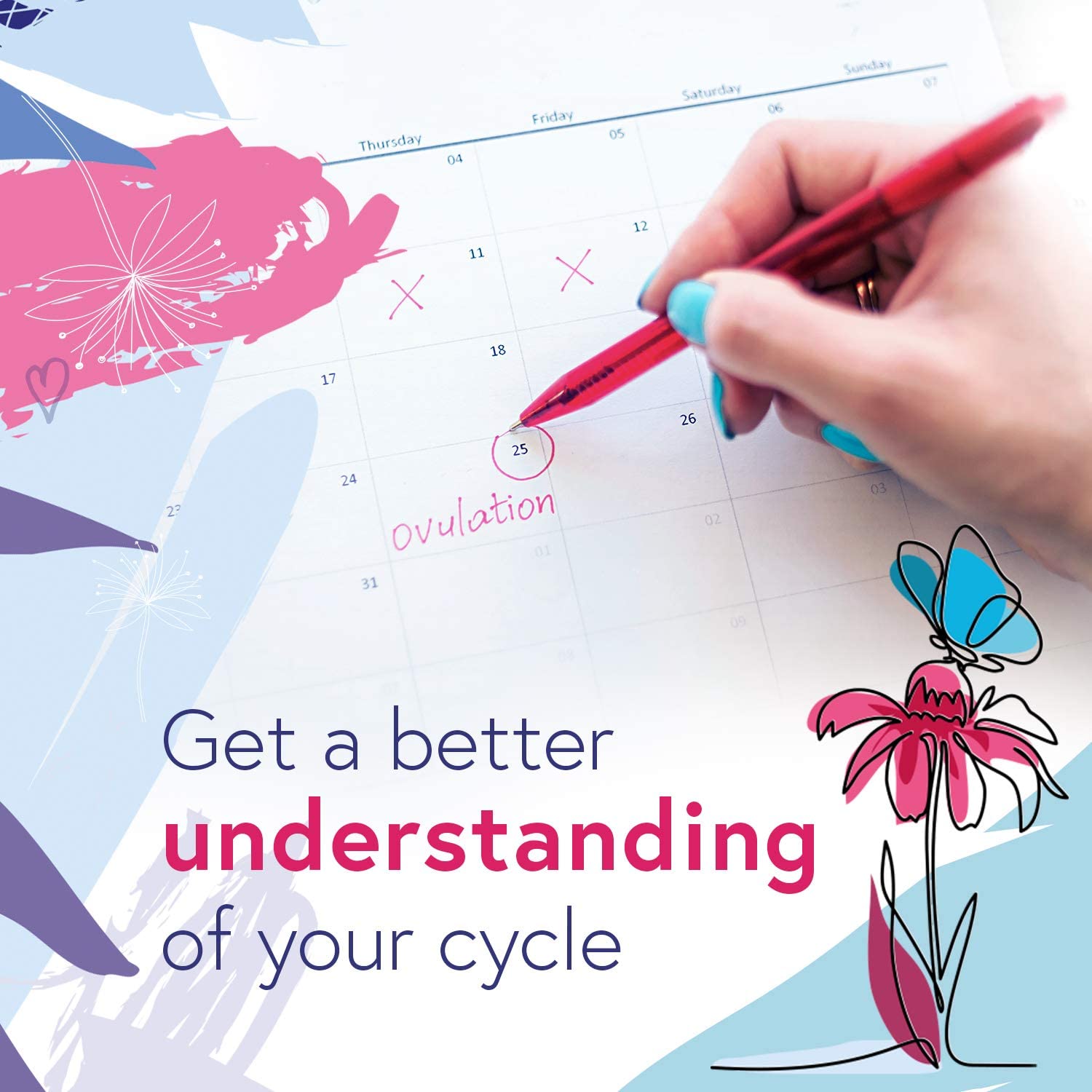 iProven Ovulation Predictor Kit - 25 LH Ovulation Test Strips and 5 Early Response HCG Pregnancy Tes