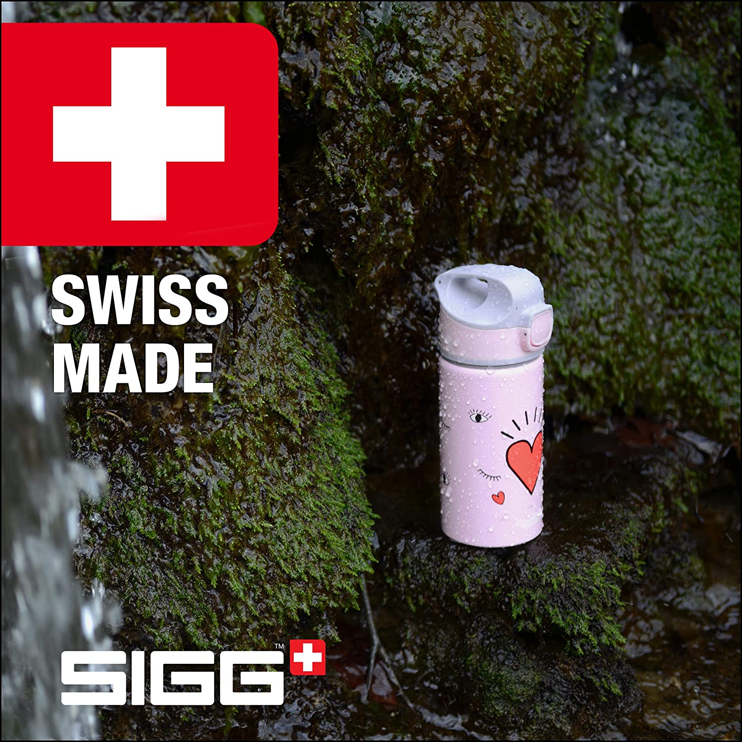 Sigg Miracle Lemon Kids Drinking Bottle (0.4 L), Durable Kids Bottle with Leak-Proof lid, one-Handed