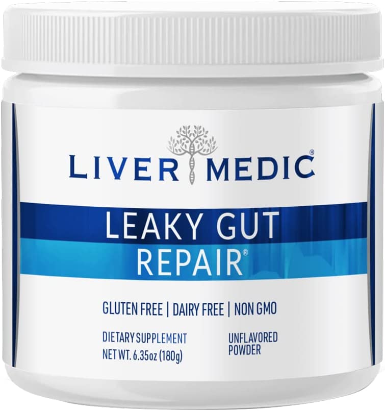 Leaky Gut Repair Powder – Glutamine Powder w/Slippery Elm & Marshmallow Root - Leaky Gut Repair Su