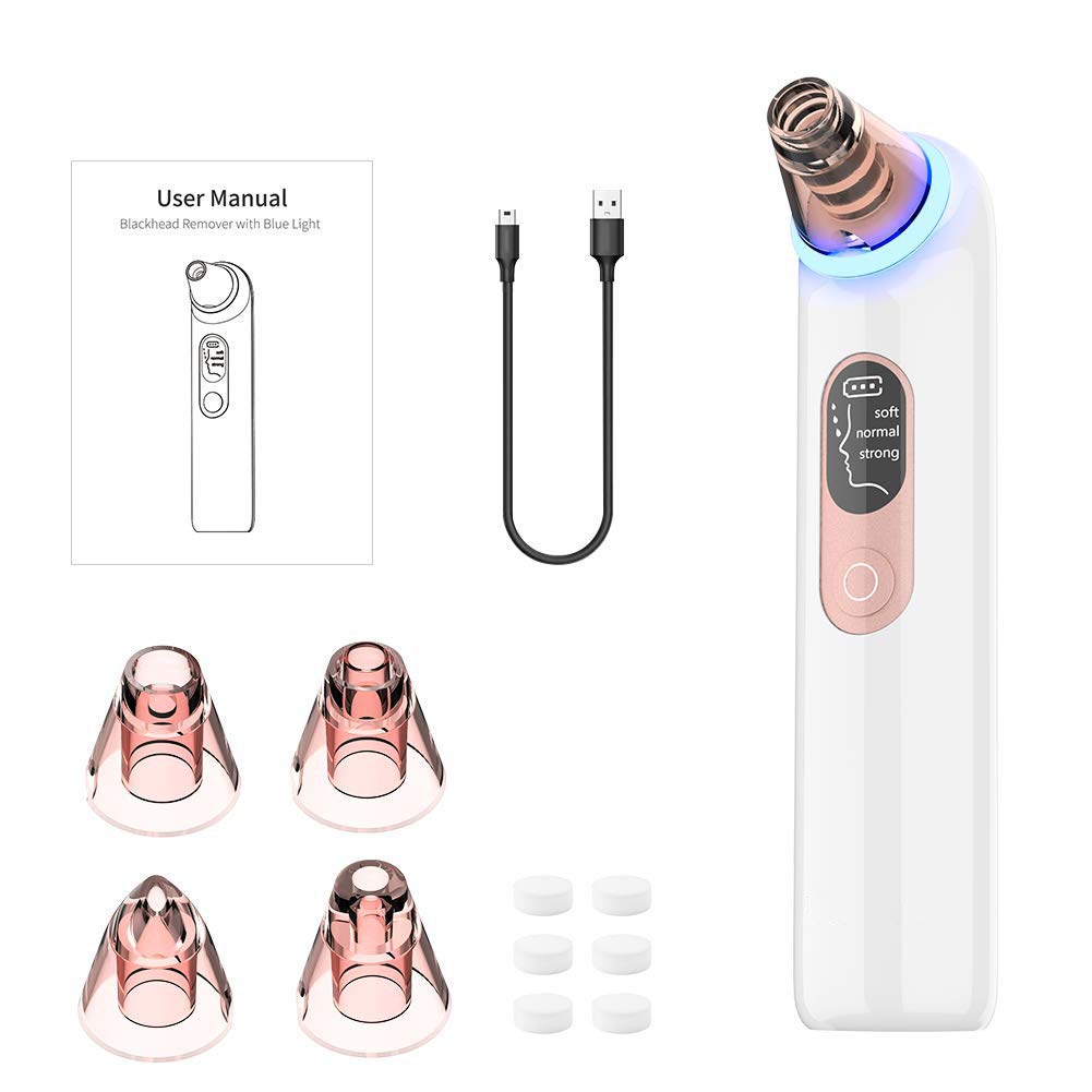 Blackhead Remover Pore Vacuum Cleaner - Electric Blackhead Cleaner Beauty Extractor, Comedo Removal 