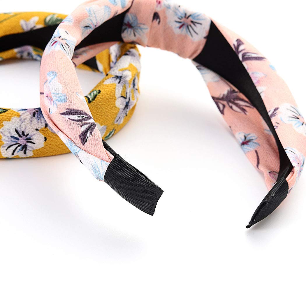 Catery Boho Headbands Knoted Headband Stylish Floal Hair Band Headpiecce Bohemia Turban Headbands Cr