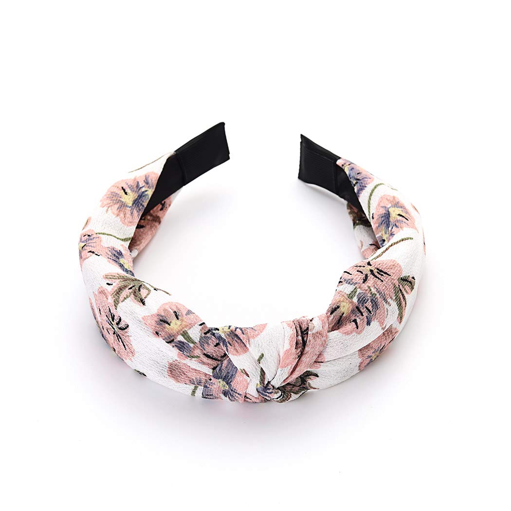 Catery Boho Headbands Knoted Headband Stylish Floal Hair Band Headpiecce Bohemia Turban Headbands Cr