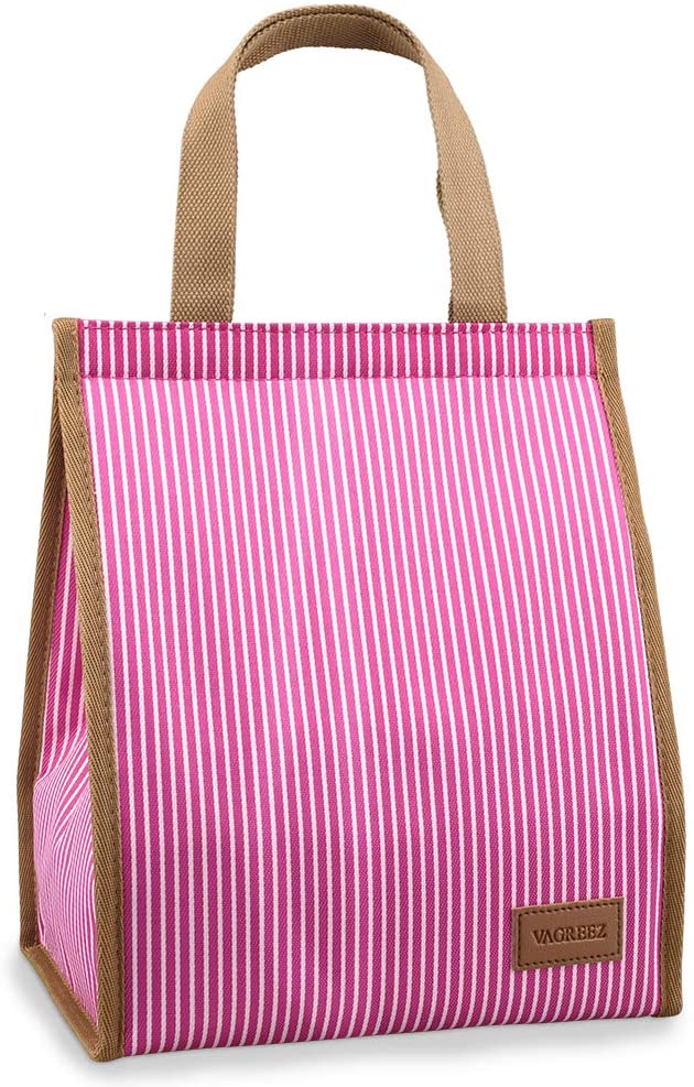 Lunch Bag, VAGREEZ Insulated Lunch Bag Large Waterproof Adult Lunch Tote Bag For Men or Women (Strin